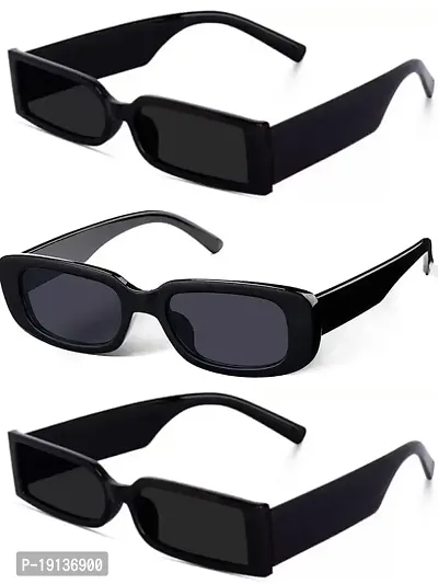 THE RK MART's Sunglasses Combo of 3 | UV Protected Sunglasses 2 MC Stan Sunglasses  1 Retro Sunglass (PACK OF 3)-thumb0