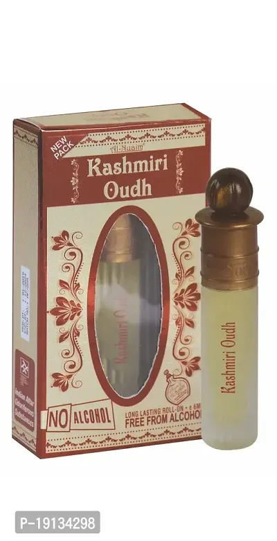 AL-NUAIM Eco series | Kashmiri Oudh | Alcohol Free | Attar Roll On | - 6ml