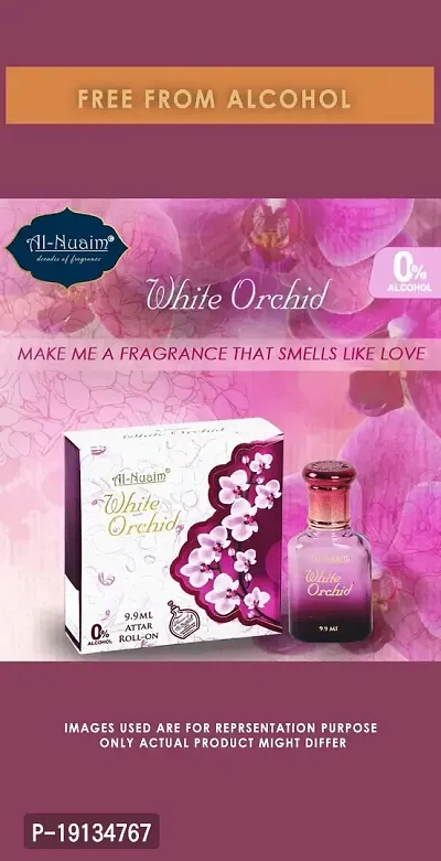 AL-NUAIM White Orchid | Alcohol Free | Attar Roll On | - 9.9ml-thumb2