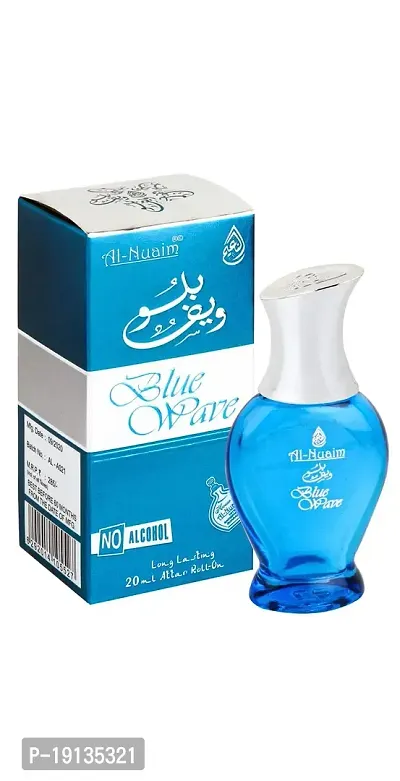 AL-NUAIM Heart | Blue Wave | Alcohol Free | Attar Roll On | - 20ml