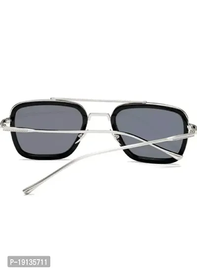 Tony Stark sunglass| Metallic Stylish Square men's Sunglasses-thumb5