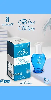 AL-NUAIM Heart | Blue Wave | Alcohol Free | Attar Roll On | - 20ml-thumb4