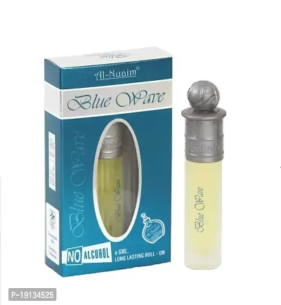 Al-Nuaim Blue Wave Non Alcoholic Attar (New), 6 ml-thumb0