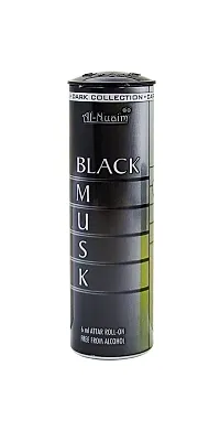 AL-NUAIM Exclusive Series | Black Musk | Alcohol Free | Attar Roll On | - 6ml-thumb1