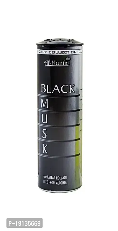 AL-NUAIM Exclusive Series | Black Musk | Alcohol Free | Attar Roll On | - 6ml-thumb2