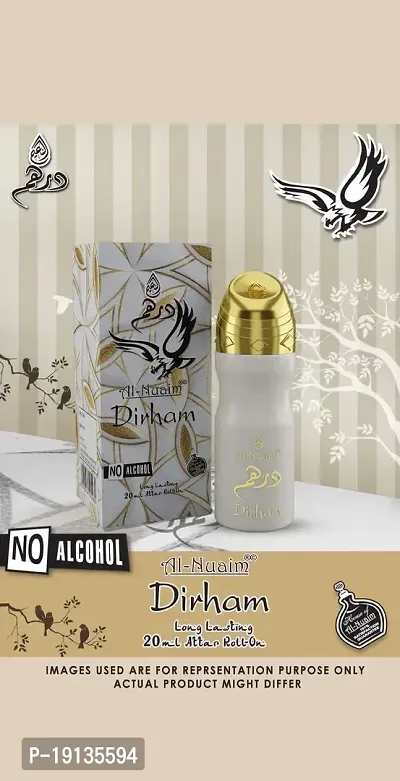 AL-NUAIM Eco series | Dirham | Alcohol Free | Attar Roll On | - 20ml-thumb4