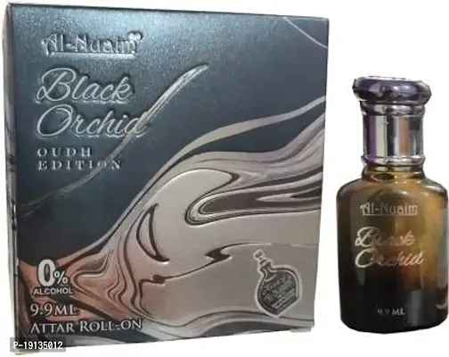 SHPAZZ Black Orchid Perfume Free From Alcohol, 9.9 ml Floral Attar (Natural)-thumb2