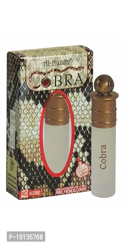 AL-NUAIM Eco series | Black Cobra | Alcohol Free | Attar Roll On | - 6ml-thumb0