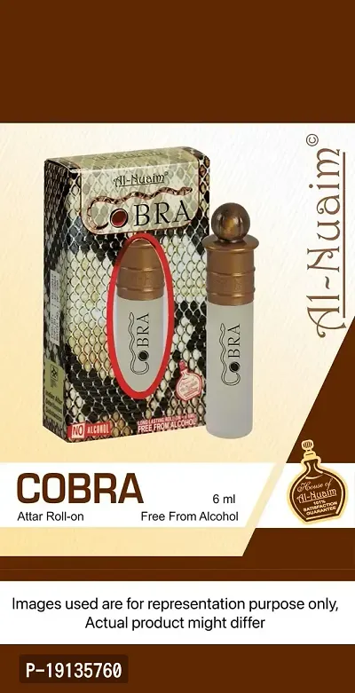 AL-NUAIM Eco series | Black Cobra | Alcohol Free | Attar Roll On | - 6ml-thumb2