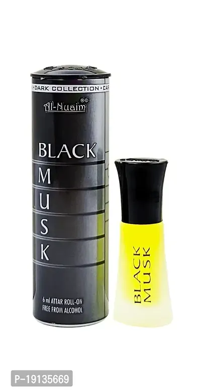 AL-NUAIM Exclusive Series | Black Musk | Alcohol Free | Attar Roll On | - 6ml