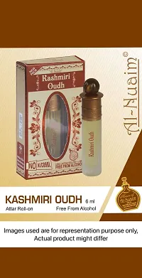 AL-NUAIM Eco series | Kashmiri Oudh | Alcohol Free | Attar Roll On | - 6ml-thumb1