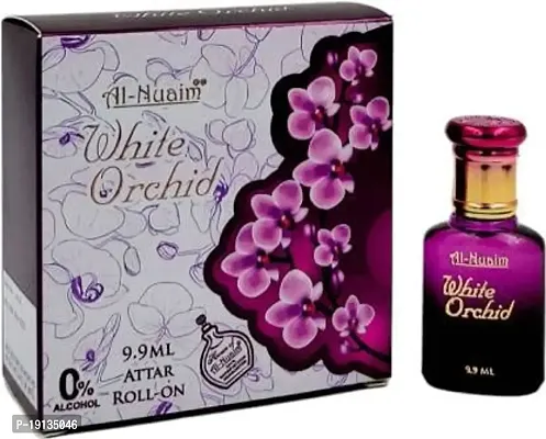 SHPAZZ White Orchid Perfume Free From Alcohol, 9.9 ml Attar for Kids, Teens, Adults(Natural)