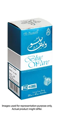 AL-NUAIM Heart | Blue Wave | Alcohol Free | Attar Roll On | - 20ml-thumb1