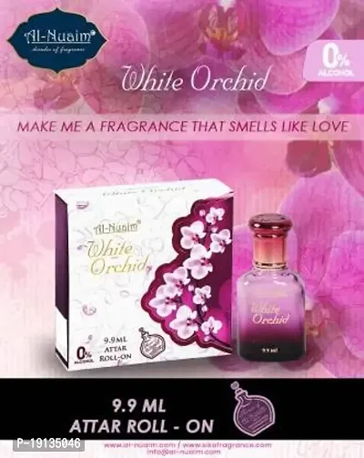 SHPAZZ White Orchid Perfume Free From Alcohol, 9.9 ml Attar for Kids, Teens, Adults(Natural)-thumb4