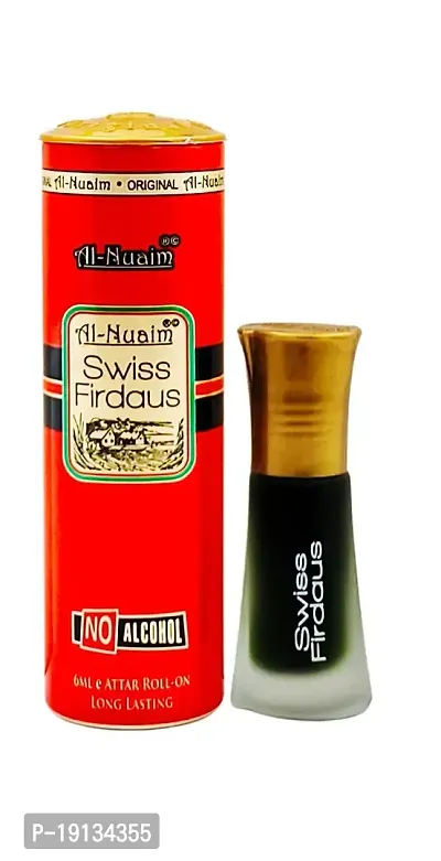 AL-NUAIM Exclusive Series | Swiss Firdaus | Alcohol Free | Attar Roll On | - 6ml