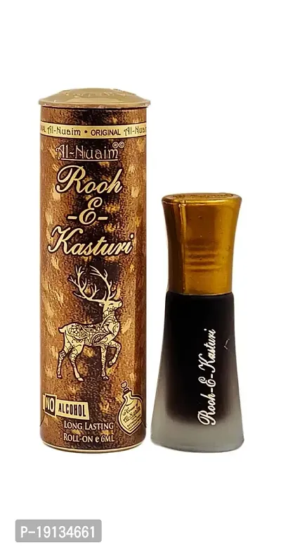 AL-NUAIM Exclusive Series | Rooh Kasturi | Alcohol Free | Attar Roll On | - 6ml