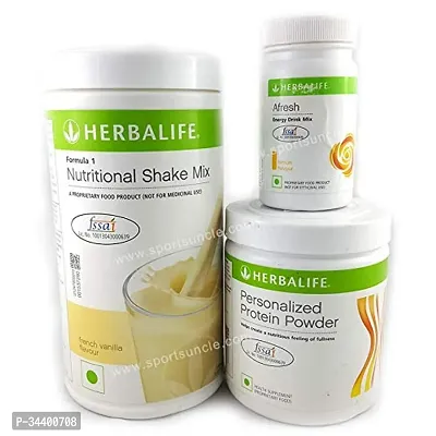 Herbalife Nutrition Shake Mix Vanilla Flavour 500Gm Ppp 200Gm Afresh Lemon 50Gm-thumb0