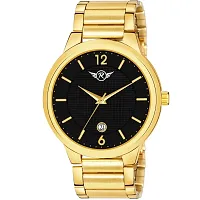 RY137 Gold Day-Date Function Casual Analog Watch For Men-thumb1