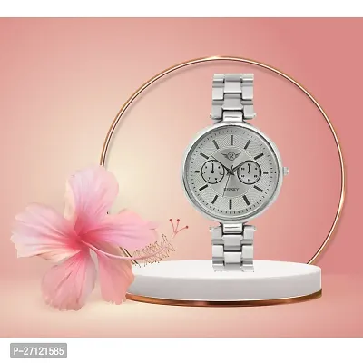 Newly Arrived Women Silver Metal Strap Casual Watche