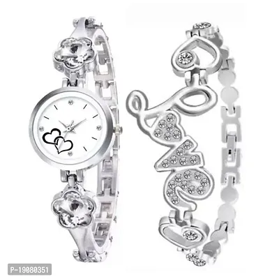 New Designer White Stone Watch  LoveBracelet