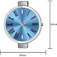 New Fancy BLUE Dial  Silvar Strap Women  Girls Watch-thumb3