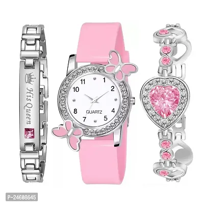 New Fancy Pink Watch  2 bracelet-thumb0