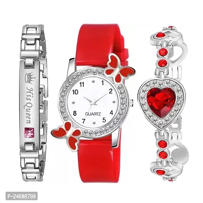 New Fancy Red Watch  2 Bracelet