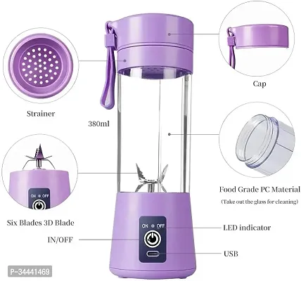 Electric Portable Personal Juicer/Blender for Smoothies  Shakes USB Rechargeable Juicer.-thumb3