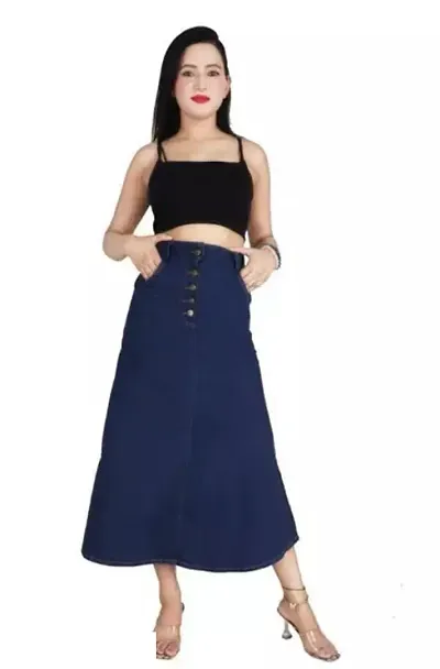 Elegant Solid Skirts For Women