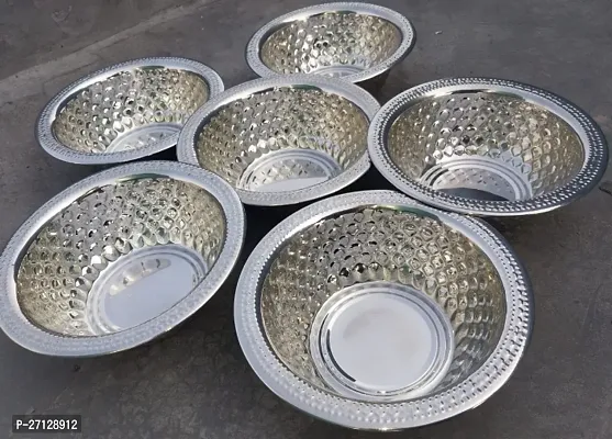 Stainless Steel Serving Bowl Set Of 6