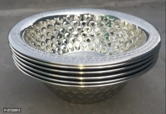 Stainless Steel Serving Bowl Set Of 12-thumb0