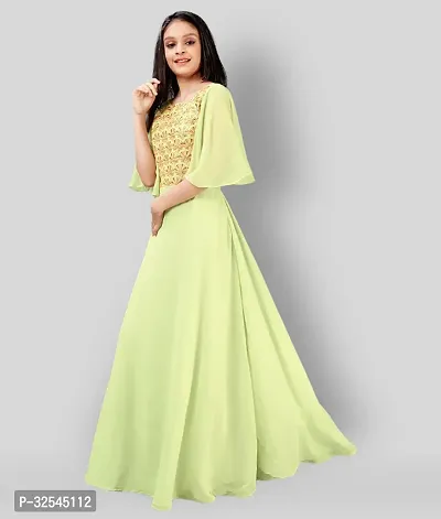 Stylish Cotton Silk Gown for Women-thumb0