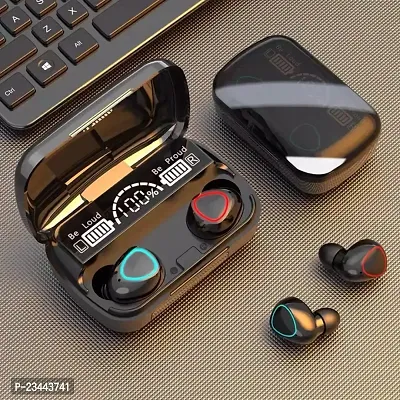 M-10 Earbuds, TWS Earbuds with 25Hrs Playtime + Fast Charging, 13mm Driver, Immersive Sound, BT 5.1+ENC Wireless Headset, Quick Pairing, Touch Control, IPX4  Voice Assistance-thumb0