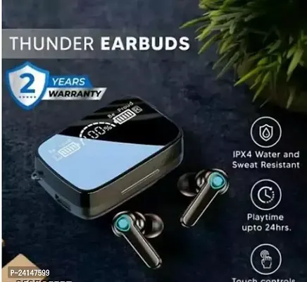 M19 wireless bluetooth and heaphones V5.1 Bluetooth eName: M10 boat wireless earbuds BLUETOOTH WITH 2200MAH BATTERY CAPACITY UPTO 15 HOURS PLAYTIME-thumb0