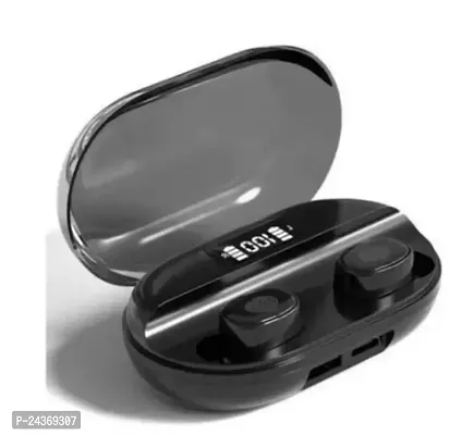 T2 Wireless Earbuds Original Stereo Deep Bass, Latest Version Of T2 Earbud ,2000mh Power Bank (BLACK)