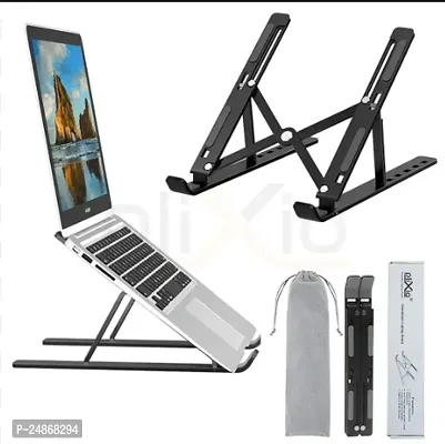 Aluminum Alloy Adjustable, Portable, Foldable, Ergonomic, 4 IN 1 Laptop stand + Book stand + Tab stand + Mobile stand-thumb0