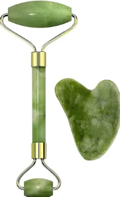 Best Selling Jade Stone Gua Sha Roller And Hot Water Heating Bag