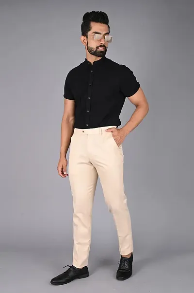 Buy Yotaka Regular Fit Office Formal Pants for Men (Combo Pack of 3) online  | Looksgud.in
