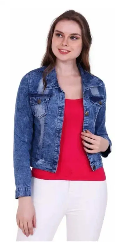 Stylish Jacket Solid Machine Wash For Women