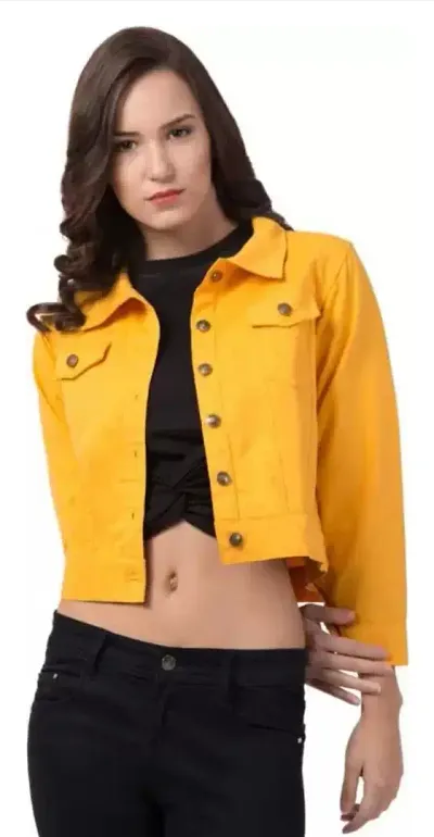 Stylish Jacket Solid Machine Wash For Women