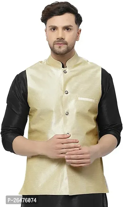 TS Lifestyle Sleeveless Solid Men Jacket ()-thumb0