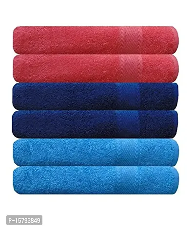 Akin Multicolor Cotton Hand Towels Set of 6