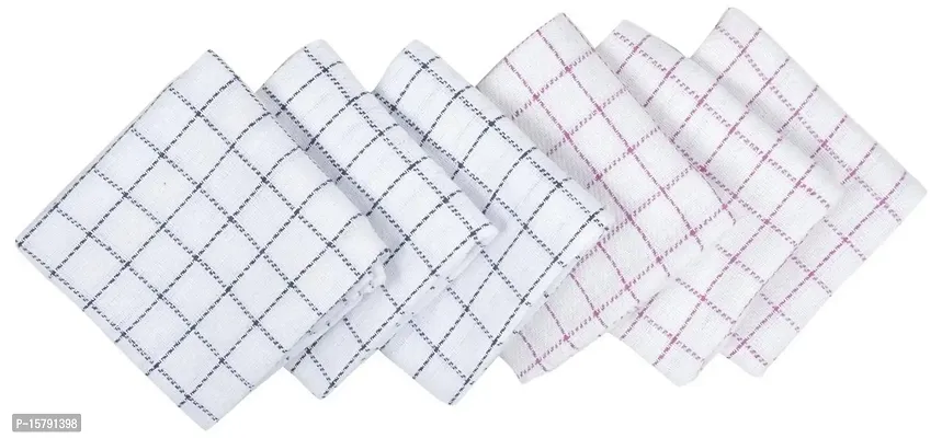 Akin Towel 100% Cotton Premium Kitchen Napkins Set Of 6 (Length = 46 Cm, Width = 46 Cm)-thumb3