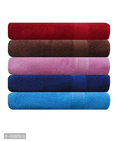 Akin Towel Cotton 500 GSM Hand Towels - Set of 5, Standard (Multicolor)-thumb0