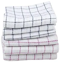 Stylish Fancy Towel 100% Cotton Premium Kitchen Napkins Set Of 6 (Length - 46 Cm, Width - 46 Cm)-thumb3