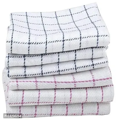 Stylish Fancy Towel 100% Cotton Premium Kitchen Napkins Set Of 6 (Length - 46 Cm, Width - 46 Cm)-thumb4