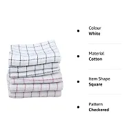 Stylish Fancy Towel Cotton Multicolour Super Highly Absorbent Kitchen Cleaning Napkin (46X46 Cm ) - Pack Of 6-thumb3