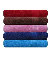 Akin Towel Cotton 500 GSM Hand Towels - Set of 5, Standard (Multicolor)-thumb1