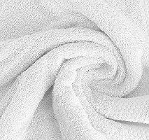 Akin Premium Cotton White Face Towel | 500 GSM | Travel, Gym, Spa, Saloon | Extra Absorbent | (Face Towel-30 cm x 30 cm) (Pack of 12)-thumb2