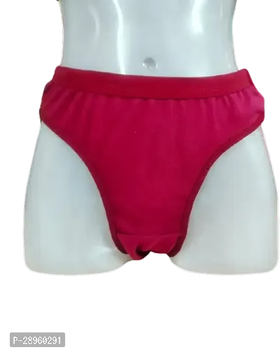 Fancy Red Cotton Hipster Panty For Women